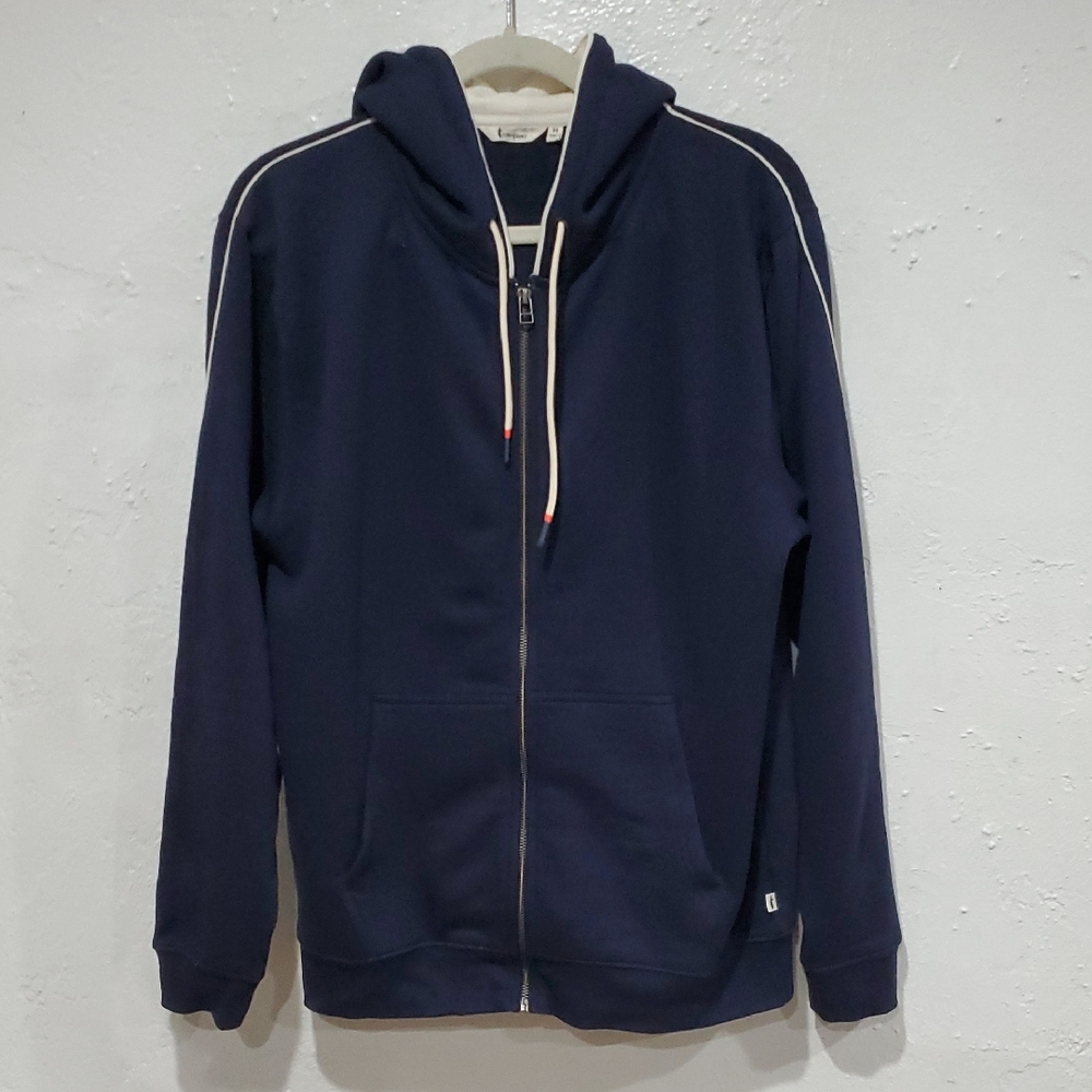 Cotopaxi "Do Good" Men's Navy Blue Fleece Lined Hoodie Size M